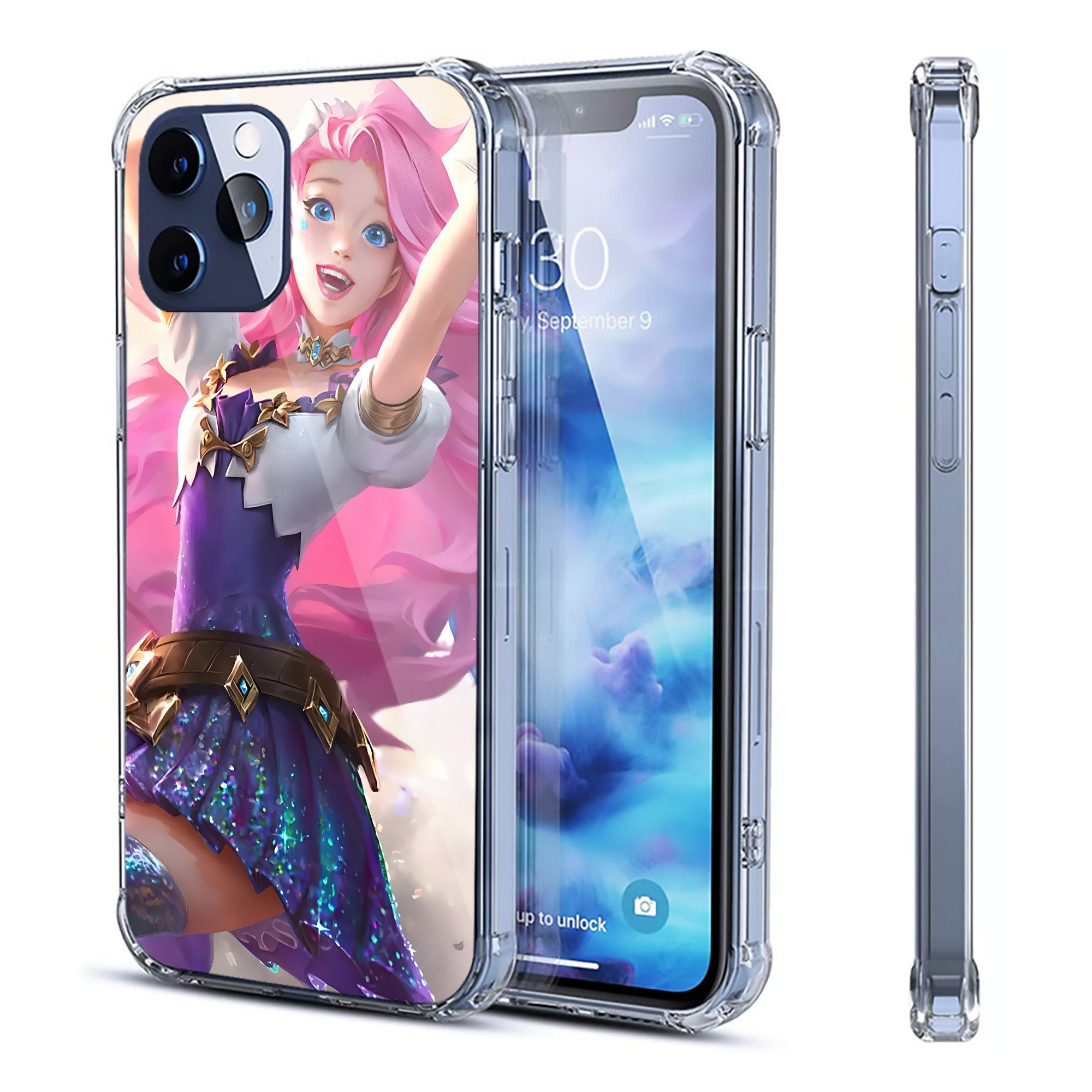（画像用） リーグ・オブ・レジェンド League of Legends LOL 【iPhone 12シリーズ対応】透明スマホケース（クリアソフトケース）